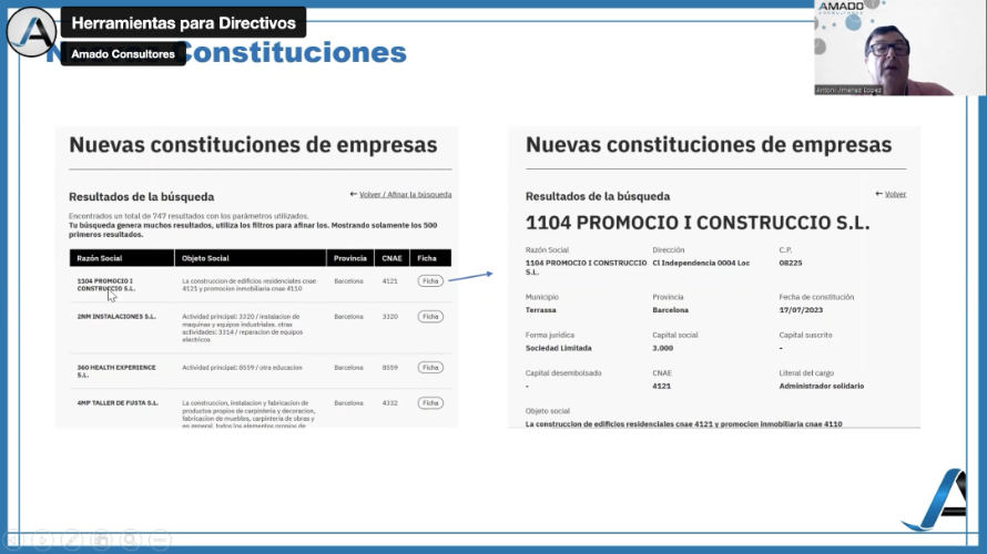 Visión del mercado y competencia en el sector de los despachos profesionales